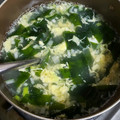 mk☆☆☆☆☆'s cooksnap of when they made もやしと卵のワカメスープ.