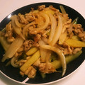 エコキッチン♪'s cooksnap of when they made 豚とじゃがいもの甘酢ごま炒め.