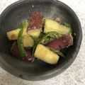 USACO66's cooksnap of when they made ジャガイモ・さつま芋・ピーマンのきんぴら.