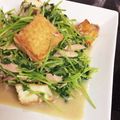 クックSUPWL9☆'s cooksnap of when they made 厚揚げ豆苗ツナ缶で簡単オイマヨ醤油炒め♪.