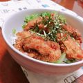 Natuki81's cooksnap of when they made 鶏むね肉のたれカツ丼.
