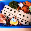 いちりん♪'s cooksnap of when they made 電車＊弁当＊幼稚園＊キャラ弁.