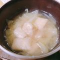 928るびすけ☆☆'s cooksnap of when they made キャベツと油揚げのお味噌汁.