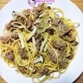 ピクミン☆K's cooksnap of when they made 牛肉ときのこのバター醤油パスタ.