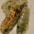 かなげっちょ's cooksnap of when they made 餃子(チンゲン菜とニラ入り).