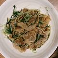 ねこノお茶会's cooksnap of when they made 豚肉と水菜のポン酢炒め.