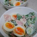 蛇口から生ビール's cooksnap of when they made スナップえんどうと卵のチーズサラダ.