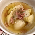 まほーー's cooksnap of when they made 炊飯器de丸ごと新玉ねぎのスープ.