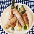 ゆ・う・こ's cooksnap of when they made 塩コショウだけ☆アスパラの豚肉巻き.
