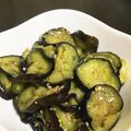 のりぴんこ's cooksnap of when they made 食材はひとつだけ！炒めなすのナムル.