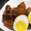 おはぎ☆おはぎ♪'s cooksnap of when they made 簡単☆フライパンで大根と豚の角煮風煮物.