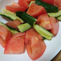 ナーちゃん's cooksnap of when they made きゅうりとトマトの中華ピリ辛和え.