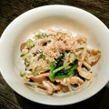 みかち♪'s cooksnap of when they made 簡単 安価！鶏皮ともやしのさっぱり和え物.