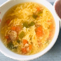 はろたろ's cooksnap of when they made 子供が大好き♪　野菜たっぷり卵スープ.