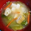 ムーミン☆ママ's cooksnap of when they made 母の味*白菜と豆腐のみそ汁.