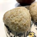 YUKIKI☆'s cooksnap of when they made ごま油とわさびの香りおにぎり.