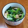msft5632's cooksnap of when they made 小松菜としめじの厚揚げ簡単煮 みりん無し.