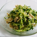 ☆ひなたmama☆'s cooksnap of when they made 簡単 ささみときゅうりの中華サラダ.