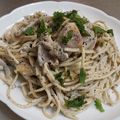 ゆるмαмα's cooksnap of when they made ゆかり香る✤海老クリームパスタ.