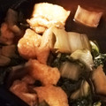 クックE2OHKS☆'s cooksnap of when they made 簡単10分・白菜と油揚げの煮浸し.