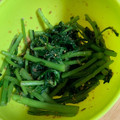 早絵香's cooksnap of when they made 簡単！春菊の胡麻和え☆.