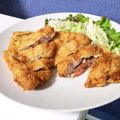 あちたんまん！'s cooksnap of when they made 梅しそトンカツ⁂天ぷら粉で無駄なく時短.