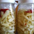 クーバキジョナサン's cooksnap of when they made 旦那が好きなMさんのらっきょうの甘酢漬け.