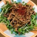 borsch's cooksnap of when they made 絶対美味しい♡うま辛っ豚肉のおかずサラダ.