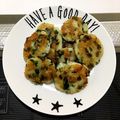 かぴちゃんまん♡'s cooksnap of when they made はんぺんでふわふわのねぎ焼き☆ピリ辛だれ.