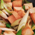 koimicha's cooksnap of when they made 長ねぎと厚揚げのオイスターソース炒め.