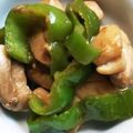 ｌｅａｆ☆'s cooksnap of when they made 鶏肉とピーマンのゴマドレ炒め.
