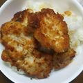 クック5F8HRC☆'s cooksnap of when they made 鶏胸肉で揚げずに簡単♡新潟タレカツ丼.