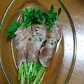 りよんじゃ's cooksnap of when they made 豆苗の豚肉巻きレンジ蒸し.