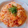 ハリーだよ☆'s cooksnap of when they made 手抜きキムチチャーハン.