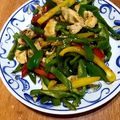 jakomama's cooksnap of when they made 鶏胸肉でササっと！チンジャオロース.
