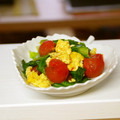 ぽっぽぺぺ's cooksnap of when they made 使い切り！レタスとトマトの卵炒め.