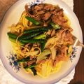 クックZ4LY35☆'s cooksnap of when they made 塩豚とアスパラガスのパスタ.