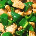 みずづいろ's cooksnap of when they made ♥鶏胸肉とピーマンのオイマヨ炒め♥.