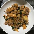 クックZW9SFN☆'s cooksnap of when they made 野菜たっぷり豚キムチ炒め.