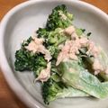 アンバーママ's cooksnap of when they made アスパラブロッコリーのツナマヨからし和え.