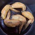 クック010ITV☆'s cooksnap of when they made ﾍﾙｼｰ　ｵｰﾌﾞﾝで甘辛手羽先.