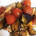 ＊Kohana＊'s cooksnap of when they made 豚肉とナスとプチトマト炒め.