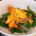 nana10nene's cooksnap of when they made 【共働きの15分】絹さやの卵炒め.