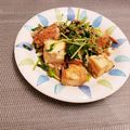 亜梨花's cooksnap of when they made 厚揚げ豆苗ツナ缶で簡単オイマヨ醤油炒め♪.