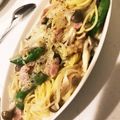 猫めい's cooksnap of when they made あるものだけでお手軽クリームパスタ.