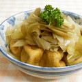 umemodoki's cooksnap of when they made ごぼうとがんもどきの煮物.