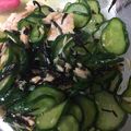 anemonenan's cooksnap of when they made 簡単！きゅうりとひじきとツナの酢の物.