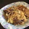 ☆こまっと☆'s cooksnap of when they made 簡単！プルコギビーフ焼きそば.