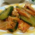yukitarooo's cooksnap of when they made 鶏モモ肉ときゅうりのキムチ炒め.