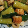tolatte's cooksnap of when they made 叩ききゅうりとちくわのお手軽韓国風ナムル.